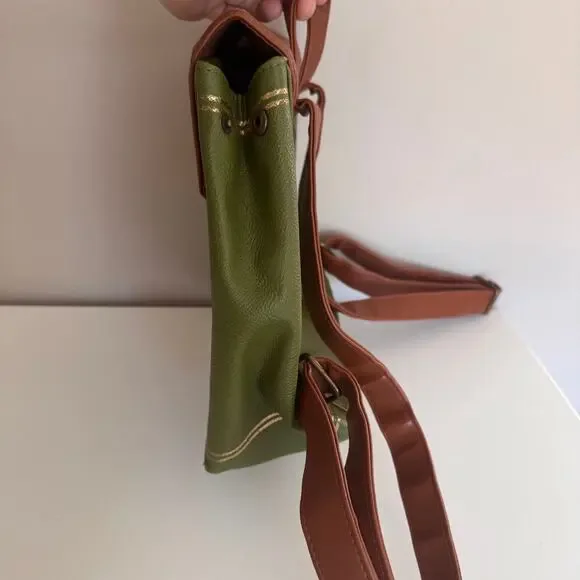 ❌SOLD❌ Danielle Nicole Legend of Zelda Nintendo Mini Backpack Green and Brown - Picture 6 of 9